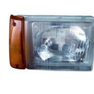 Proiettore R2 Asimmetrico Elettrico Senza Motore Per Fiat Panda 750 Lato Sinistro Dal 1986/03 Al 2003/08