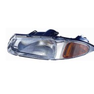 Proiettore H4 Elettrico Senza Motore Per Rover 200 Lato Sinistro Dal 1995/11 Al 1999/11