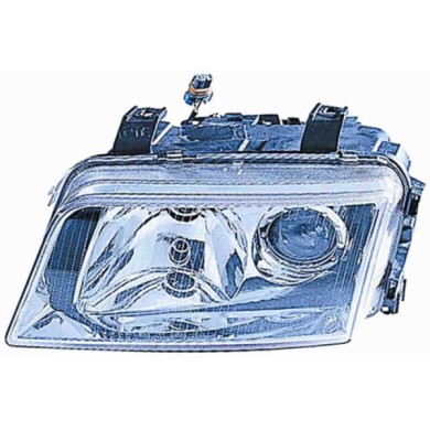 000025_AUTO.JPG Proiettore 2h7 Elettrico Senza Motore Per Audi A4 S4 Lato Sinistro Dal 1997/02 Al 1999/05
