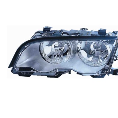 000046_AUTO.JPG Proiettore H7/h7 Elettrico Senza Motore Per Bmw Serie 3 E46 Coupe' Cabrio Lato Destro Dal 1999/05 Al 2001/07