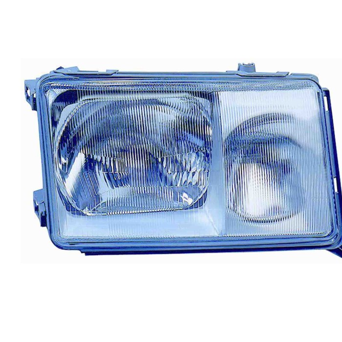 000242_AUTO.JPG Proiettore H4/h3 Predisposizione Regolazione Pneumatica Per Mercedes 200 W124 Lato Destro Dal 1989/09 Al 1993/06