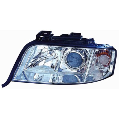 000027_AUTO.JPG Proiettore H7/h7 Elettrico Senza Motore Per Audi A6 Lato Destro Dal 2001/06 Al 2004/03