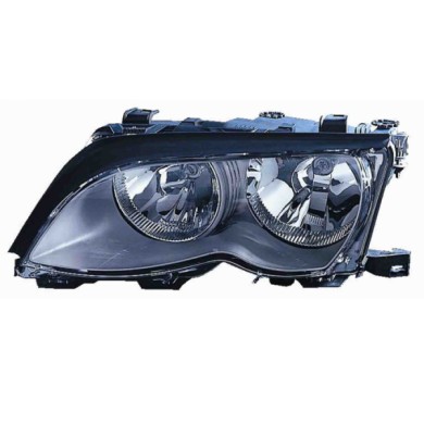 000044_AUTO.JPG Proiettore H7/h7 C/motorino Elettrico Per Bmw Serie 3 E46 Berlina Touring Lato Destro Dal 2001/10 Al 2004/10