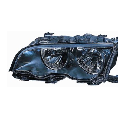 000048_AUTO.JPG Proiettore H7/h7 C/motorino Elettrico Per Bmw Serie 3 E46 Coupe' Cabrio Lato Destro Dal 2001/09 Al 2003/03