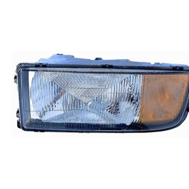 000214_AUTO.JPG Proiettore H4 Regolazione Manuale Per Mercedes Actros Lato Destro Dal 1996/09 Al 2003/05
