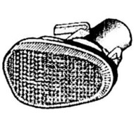Gruppo Ottico Laterale Bianco Per Alfa Romeo 145 Lato Sinistro Dal 1994/01 Al 1998/12