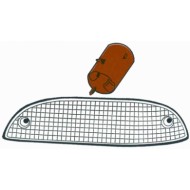 Lente Anteriore Bianca Per Chevrolet (ex Daewoo) Matiz Lato Destro Dal 1998/01 Al 2000/12