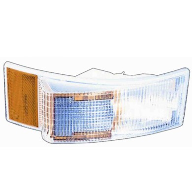000479_AUTO.JPG Gruppo Ottico Anteriore Esterno Bianco/ Arancio Per Volvo Truck Fh-fl12-fl16-fm7-fm12 Dal 1993/01 Al 2001/12