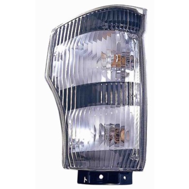 000616_AUTO.JPG Gruppo Ottico Anteriore Bianco Per Isuzu Serie N (nkr - Npr - Nqr) Lato Sinistro Dal 2004/01 Al 2007/02