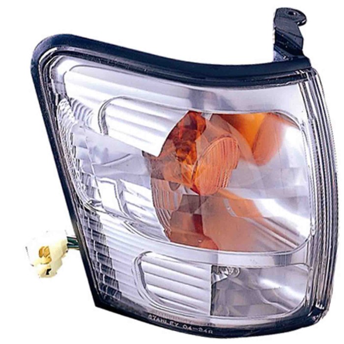 000682_AUTO.JPG Fanale Anteriore Crystal Per Toyota Hi-lux Pick-up Lato Sinistro Dal 2001/01 Al 2005/12