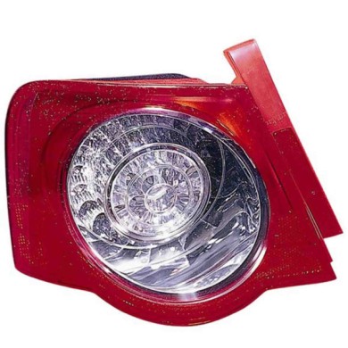 000562_AUTO.JPG Fanale Posteriore Est. Bianco-rosso A Led Per Volkswagen Passat Lato Sinistro Dal 2005/03 Al 2010/09 Versione 4 