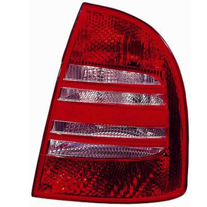 000710_AUTO.JPG Gruppo Ottico Posteriore Bianco-rosso Per Skoda Superb Lato Destro Dal 2002/04 Al 2006/07