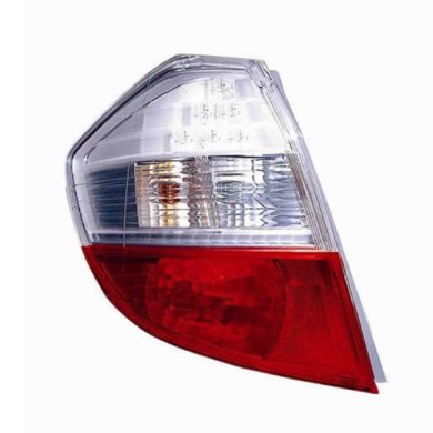 000759_AUTO.JPG Fanale Posteriore Bianco-rosso A Led Per Honda Jazz Lato Destro Dal 2008/10 Al 2010/12