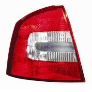 Gruppo Ottico Posteriore Bianco-rosso Per Skoda Octavia Lato Destro Dal 2009/02 Al 2013/05 Versione 4 Porte