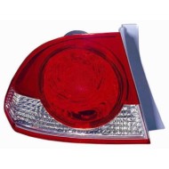 Fanale Posteriore Bianco-rosso Per Honda Civic Hybrid 4 Porte Lato Sinistro Dal 2006/05