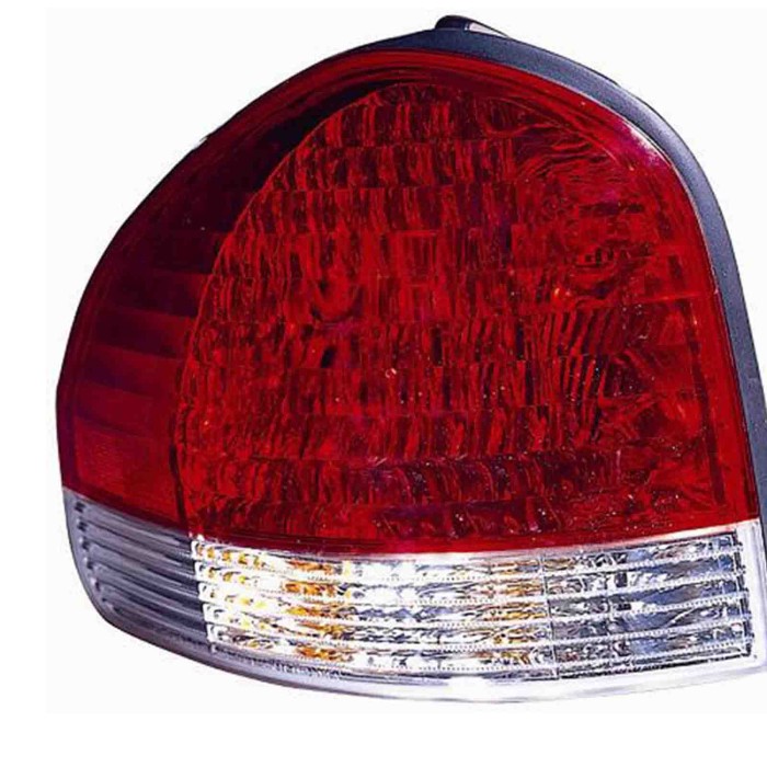 000187_AUTO.JPG Gruppo Ottico Posteriore Bianco-rosso Per Hyundai Santafe Lato Destro Dal 2001/01 Al 2006/02