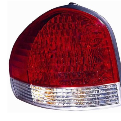 000187_AUTO.JPG Gruppo Ottico Posteriore Bianco-rosso Per Hyundai Santafe Lato Sinistro Dal 2001/01 Al 2006/02