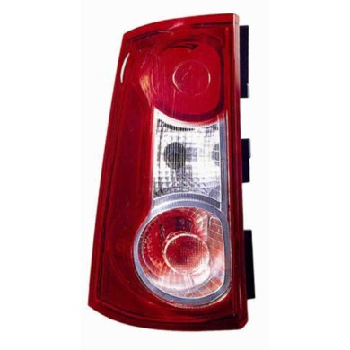 000800_AUTO.JPG Gruppo Ottico Posteriore Bianco-rosso Per Dacia Logan Lato Sinistro Dal 2008/11 Al 2012/12
