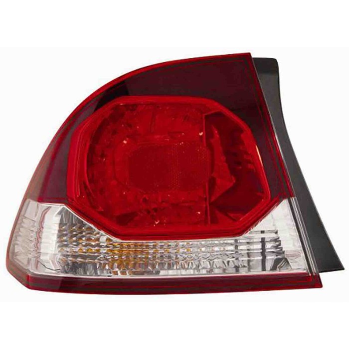 000718_AUTO.JPG Gruppo Ottico Posteriore Bianco-rosso Per Honda Civic Hybrid 4 Porte Lato Destro Dal 2006/05