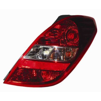 000824_AUTO.JPG Gruppo Ottico Posteriore Bianco - Rosso Per Hyundai I20 Lato Destro Dal 2009/02 Al 2012/04