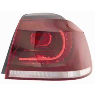 Fanale Posteriore Esterno Bianco-rosso Scuro A Led Per Volkswagen Golf Vi Lato Sinistro Dal 2008/11 Al 2012/09