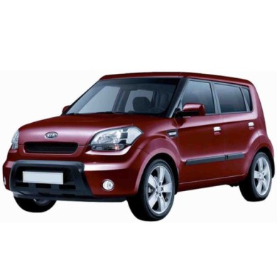506110.JPG Retronebbia Rosso Per Kia Soul Lato Destro Dal 2009/03 Al 2011/12