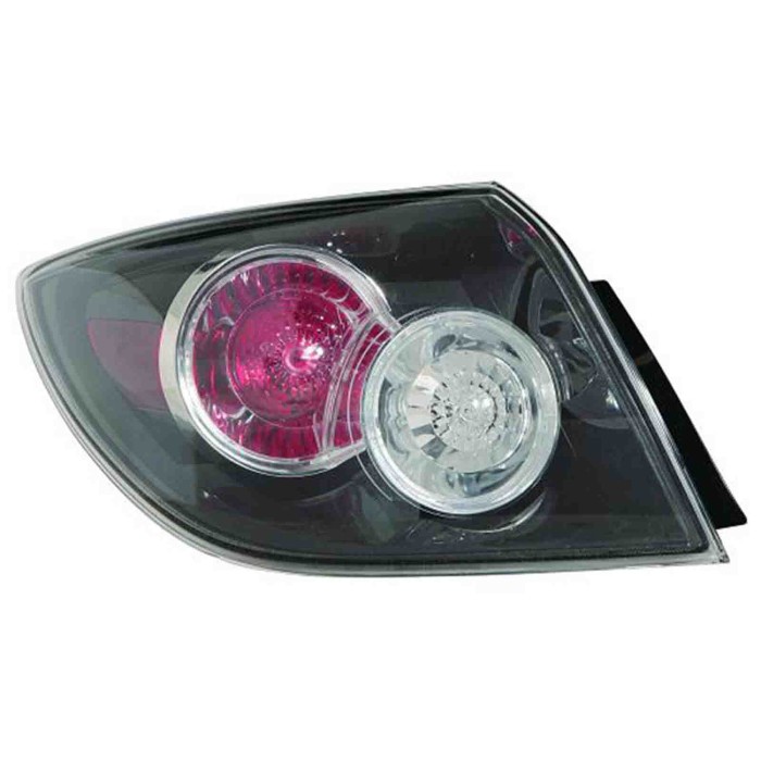 000208_AUTO.JPG Fanale Posteriore Esterno Nero Per Mazda 3 Dx Dal 2003 Al 2009 Versione 5 Porte