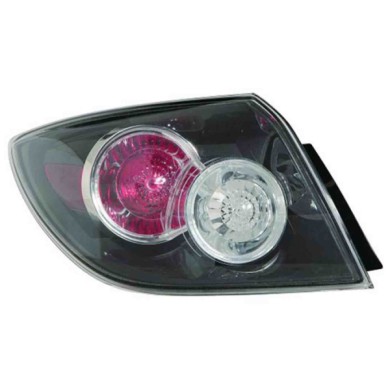 000208_AUTO.JPG Fanale Posteriore Esterno Nero Per Mazda 3 Sx Dal 2003 Al 2009 Versione 5 Porte