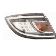 Gruppo Ottico Posteriore Grigio Scuro A Led Per Mazda 6 Sx 2008-2012 4/5 Porte