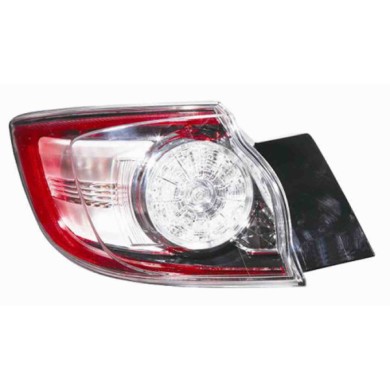 000835_AUTO.JPG Gruppo Ottico Posteriore Esterno Bianco- Rosso A Led Per Mazda 3 Dx 2009-2013