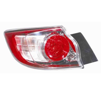 000835_AUTO.JPG Gruppo Ottico Posteriore Esterno Bianco- Rosso Per Mazda 3 Sx 2009-2013 5 Porte