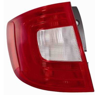 000810_AUTO.JPG Gruppo Ottico Posteriore Bianco- Rosso Per Skoda Superb Lato Destro Dal 2008/09 Al 2013/05