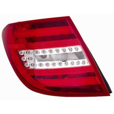 000893_AUTO.JPG Gruppo Ottico Posteriore Bianco- Rosso A Led Per Mercedes Classe C W204 Lato Destro Dal 2011/01 Al 2013/12