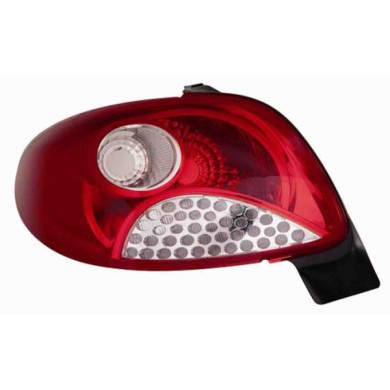 000887_AUTO.JPG Gruppo Ottico Posteriore Bianco- Rosso Per Peugeot 206 Plus Lato Destro Dal 2009/03