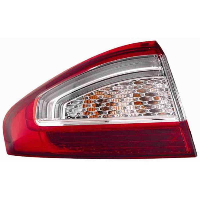 000965_AUTO.JPG Gruppo Ottico Posteriore Bianco - Rosso A Led Per Ford Mondeo Lato Sinistro Dal 2010/10 Al 2014/06 Versione 5 Po