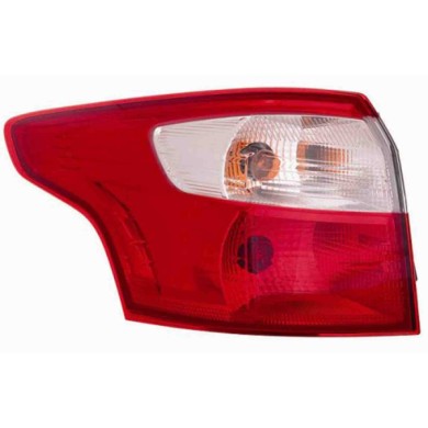 000991_AUTO.JPG Gruppo Ottico Posteriore Bianco-rosso Per Ford Focus Lato Destro Dal 2011/03 Al 2013/12