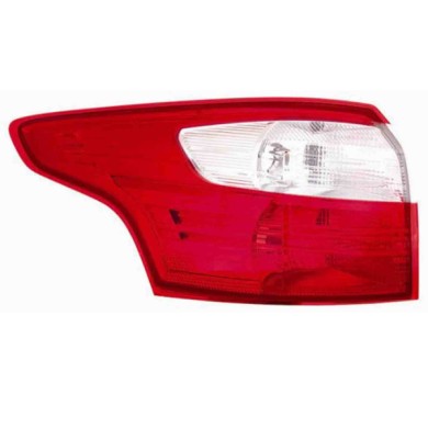 000991_AUTO.JPG Gruppo Ottico Posteriore Bianco-rosso A Led Per Ford Focus Lato Destro Dal 2011/03 Al 2013/12