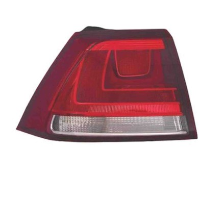 001105_AUTO.JPG Gruppo Ottico Posteriore Esterno Bianco Rosso Per Volkswagen Golf Vii Lato Destro Dal 2012/11 Al 2016/10