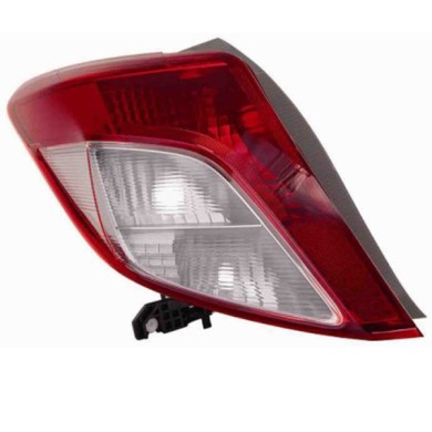 001083_AUTO.JPG Gruppo Ottico Posteriore Bianco - Rosso Per Toyota Yaris Lato Destro Dal 2011/10 Al 2014/09