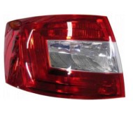 Gruppo Ottico Posteriore Bianco - Rosso Per Skoda Octavia Lato Sinistro Dal 2013/06 Al 2016/12 Versione 4 Porte