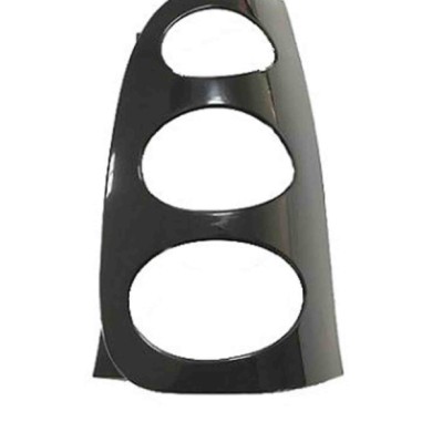 000904_AUTO.JPG Cornice Fan. Posteriore Nero Lucido Per Smart Fortwo Lato Sinistro Dal 2002/04 Al 2006/12