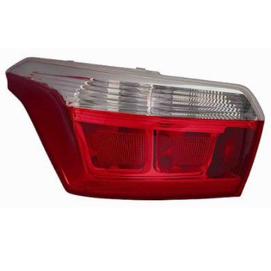 001362_AUTO.JPG Gruppo Ottico Posteriore Bianco - Rosso Per Citroen C-elysee Lato Destro Dal 2012/09 Al 2016/12