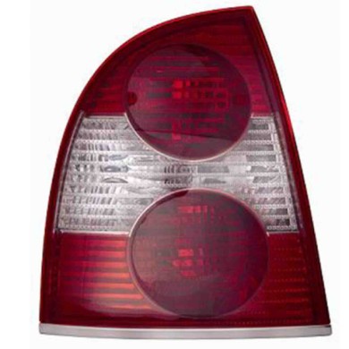 000443_AUTO.JPG Gruppo Ottico Posteriore Bianco-rosso Fondo Scuro Per Volkswagen Passat Lato Destro Dal 2000/12 Al 2005/02