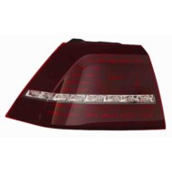 Fanale Posteriore Esterno Rosso Scuro A Led Per Volkswagen Golf Vii Lato Destro Dal 2012/11 Al 2016/10