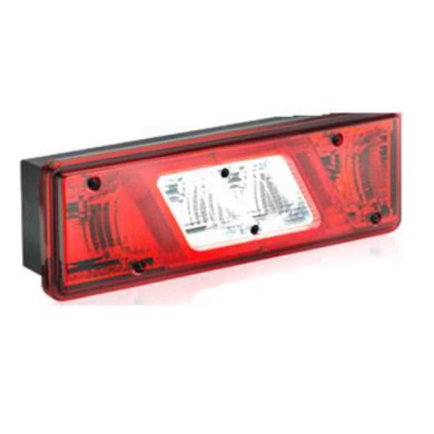 001266_AUTO.JPG Fanale Posteriore Bianco - Rosso Per Ford Transit Lato Sinistro Dal 2014/03 Al 2019/12