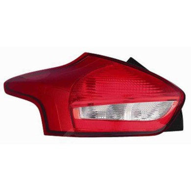 001335_AUTO.JPG Gruppo Ottico Posteriore Bianco- Rosso A Led Per Ford Focus Lato Destro Dal 2014/02 Al 2018/06 Versione 5 Porte