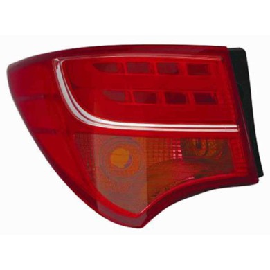 001252_AUTO.JPG Gruppo Ottico Posteriore Esterno A Led Per Hyundai Santafe Lato Destro Dal 2012/07 Al 2015/04