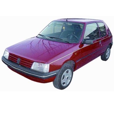 50800.JPG Retronebbia Rosso Per Peugeot 205 Lato Sinistro Dal 1985/01 Al 1999/12
