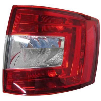 001138_AUTO.JPG Gruppo Ottico Posteriore Bianco - Rosso Per Skoda Octavia Lato Destro Dal 2013/06 Al 2016/12