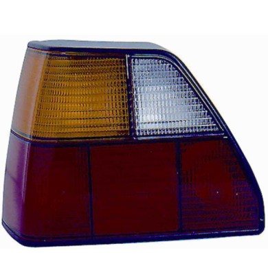 000435_AUTO.JPG Gruppo Ottico Posteriore Bianco Arancio Rosso Per Volkswagen Golf Ii Lato Destro Dal 1983/08 Al 1992/07